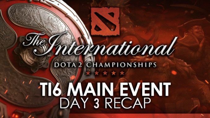 The International 6 Main Event Day 3