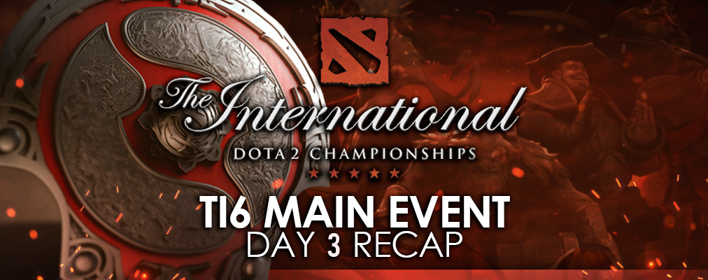 The International 6 Main Event Day 3