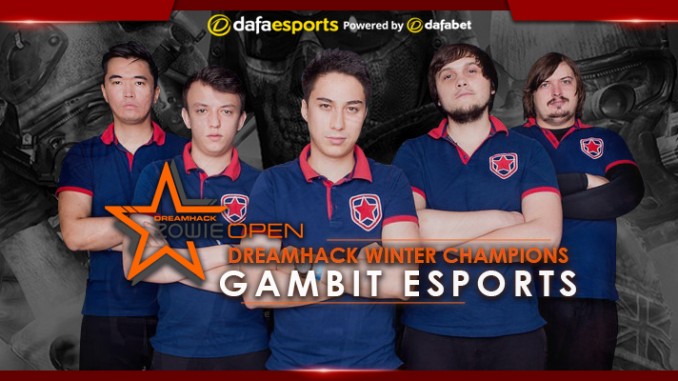 Gambit Gaming: the winners of the Winter DreamHack