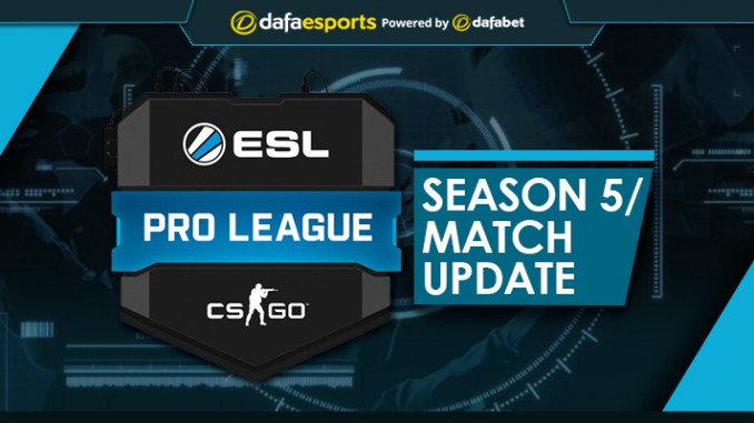 ESL Pro League Season 5 - Ongoing Match Update